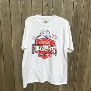 Coca-Cola Six Flags July 4th Fest Staff T-Shirt